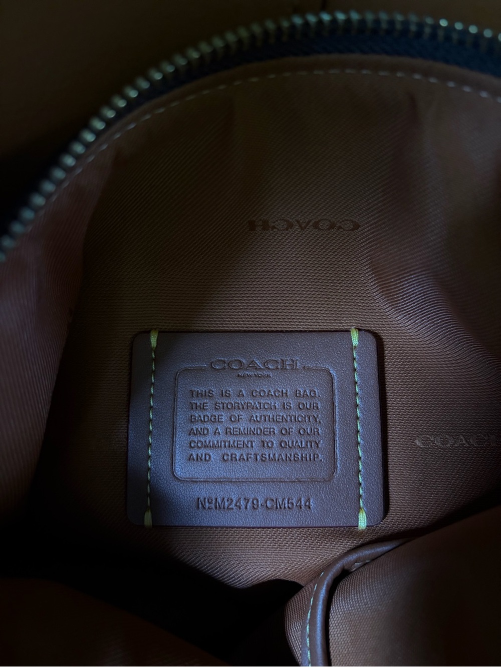 Authentic Coach Lana Shoulder Bag Leather - Maple *Largest of the 3 Lana bags* - Picture 2 of 16